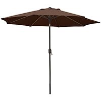 UMBRELLA MRKT CRNK STL CHOC9FT