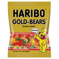 HARIBO GUMMI BEARS BAG 5OZ