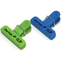 Chef Craft 21806 Bag Clip Set, Blue/Green, 2