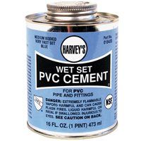 PVC CEMENT WET SET BLUE 16OZ