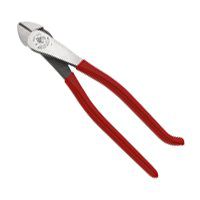 Klein D248-9ST Diagonal Cutting Plier, 1 in Jaw Opening, 6-1/8 in OAL, Red Handle