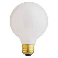 BULB DCRTV WHITE GLOBE G25 40W