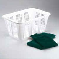 BASKET LAUNDRY 1.25BSHL  WHITE