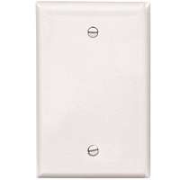 WALL PLATE 1GANG BLANK MID WHT