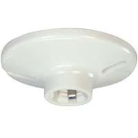 LAMPHOLDER PLASTIC WHITE 4IN