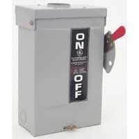GE Industrial Solutions TG3221R Fusible Safety Switch, 240 V, 30 A, 2-Pole
