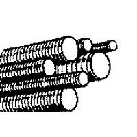 ROD THREADED HDG 3/4-10X72