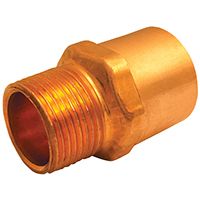 EPC 104R Series 30316 Reducing Adapter, 1/2 in, 3/4 in, Sweat, MNPT