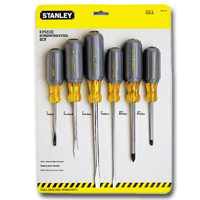 SCREWDRIVER SET 6PC VINLY HNDL