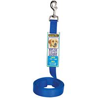 LEASHES SGL NYL BLUE 1INX4FT