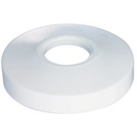 BATH FLANGE SHALLOW WHT 3/4