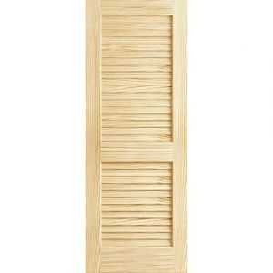 Plantation Louver Door Pine