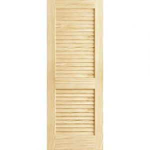 Plantation Louver Door Pine