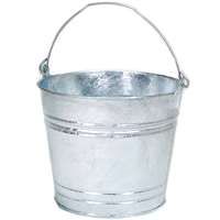 BUCKET WATER HTDP MTL 8 QT