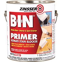 ZINSSER B-I-N 00901 Interior/Exterior Shellac-Base Primer, White, 1 gal