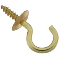 HOOK CUP SOLID BRASS 3/4IN