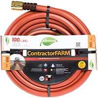 SWAN Element ContractorFARM ELCF34100 Water Hose with Brass Coupling, 100 ft L