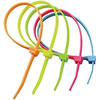 CABLE TIE ASST FLUO 75LB 8IN
