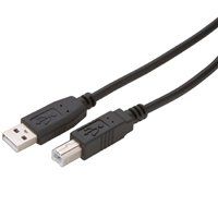 CABLE USB A/B 2.0 10FT BLACK