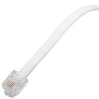 CORD TELEPHONE LINE 7FT WHITE