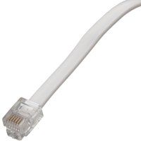 CORD TELEPHONE LINE 12FT WHITE