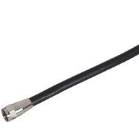 CABLE COAX RG6/F CONN 12FT BLK