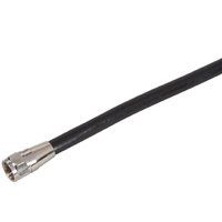 CABLE COAX RG6/F CONN 25FT BLK