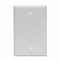 WALL PLATE 1GANG WHITE 1PK