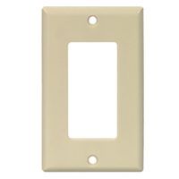 WALL PLATE STNDRD IVORY 1GANG