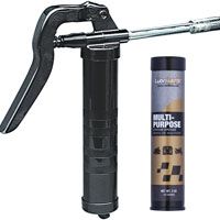 LubriMatic 30-132 Grease Gun Kit, 3 oz Capacity, 3600 psi, Zinc