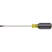 Klein 601-8 Screwdriver, 3/16 in Drive, Cabinet Drive, 11-3/4 in OAL, Black Handle