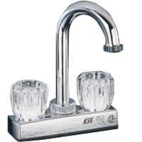 BAR FAUCET ACRYL 2-HNDL CHROME