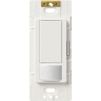 Lutron Maestro MS-VPS2H-WH Sensor Switch, CFL, Halogen, Incandescent, LED Lamp, 150 W, White