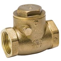 CHECK VALVE BRASS 3/4IPS