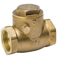 CHECK VALVE BRASS 1IPS