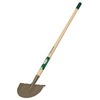 Landscapers Select Half Moon Sidewalk/Garden Edger, 48 In L Wood Premium Ash Handle, 48 In L