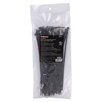 CABLE TIE 8IN 40LB BLACK 100PC