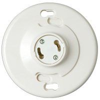 HOLDER CEILING LAMP GU24 WHITE