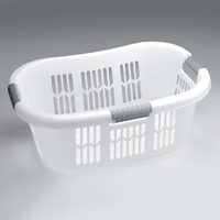 BASKET LAUNDRY WHT 1BSHL