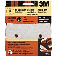 5" FINE 5HOLE HOOK-IT DISC