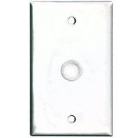 WALL PLATE TV/COAXIAL 1G WHITE