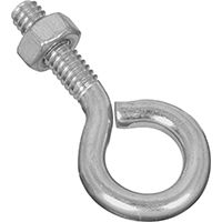 EYE BOLT W/NUT 1/4X2IN ZINC