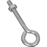 EYE BOLT W/NUT 1/4X3IN ZINC