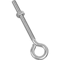 EYE BOLT W/NUT 1/4X4IN ZINC