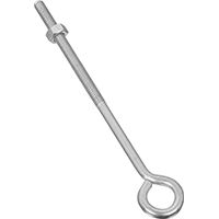 National Hardware N221-143 Eye Bolt, 1/4-20 Thread, 3 in L Thread, 0.56 in ID Dia Eye, Steel, Zinc