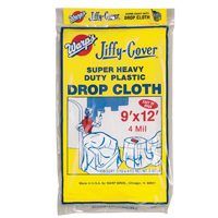 CLOTH DROP PLASTIC 4MIL 9X12FT