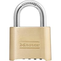 PADLOCK COMBO STL 1IN VERTCLR