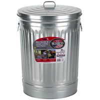 GARBAGE CAN W/LID GALV 20GAL