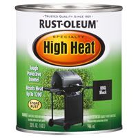 PAINT HEAT RESISTANT BLACK QT