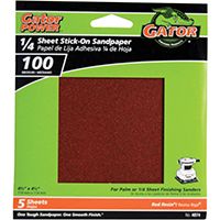 100GRIT PSA 1/4 SHEET 5PK